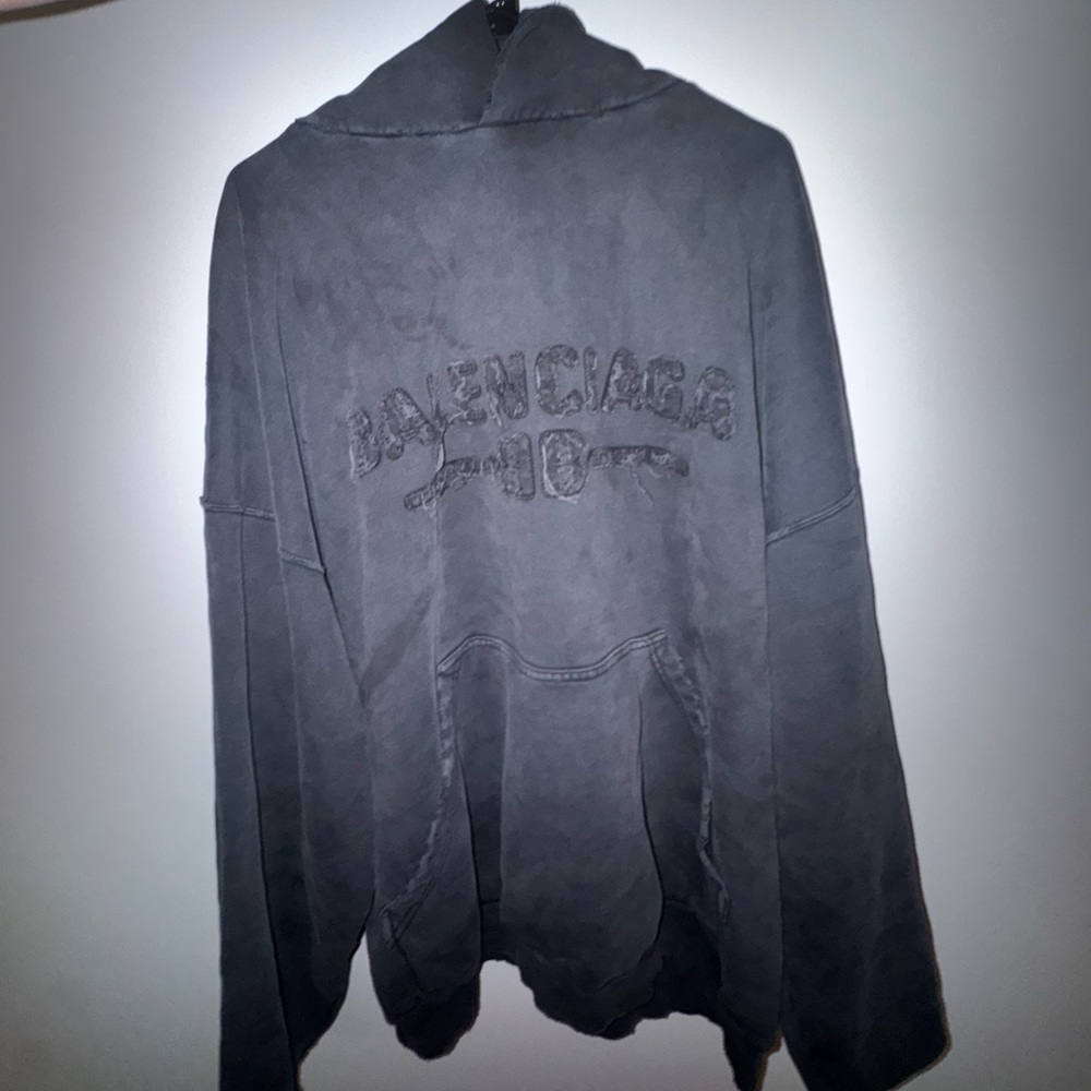 Balenciaga Charcoal Hoodie